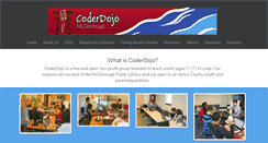 Desktop Screenshot of coderdojohenry.com